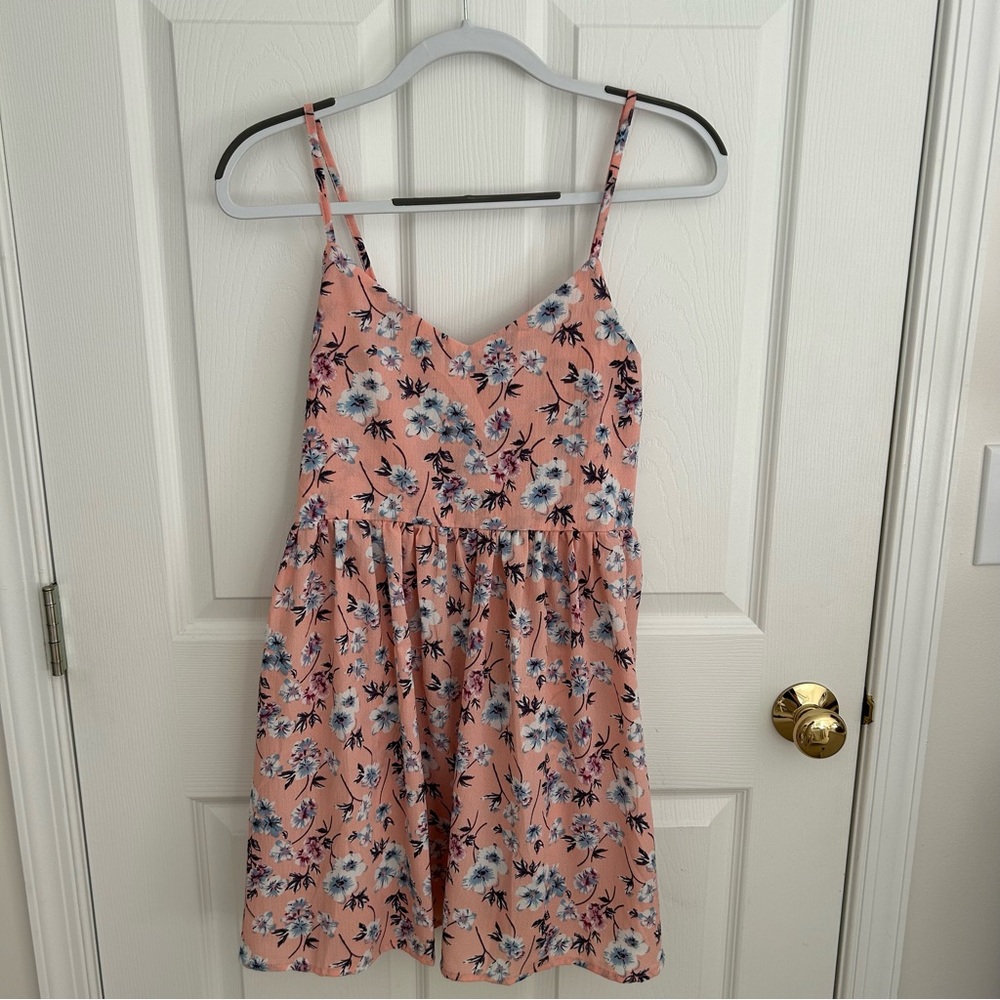 Women’s Mini Pink Floral Dress